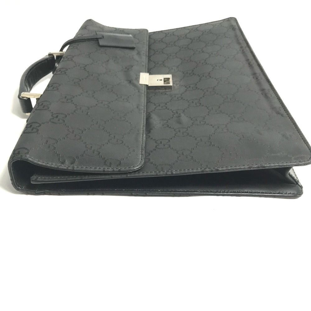 Gucci Gucci 002214 Briefcase Gg Handbag Business Bag Nylon/Leather Men Black Size ONE SIZE - 3 Thumbnail