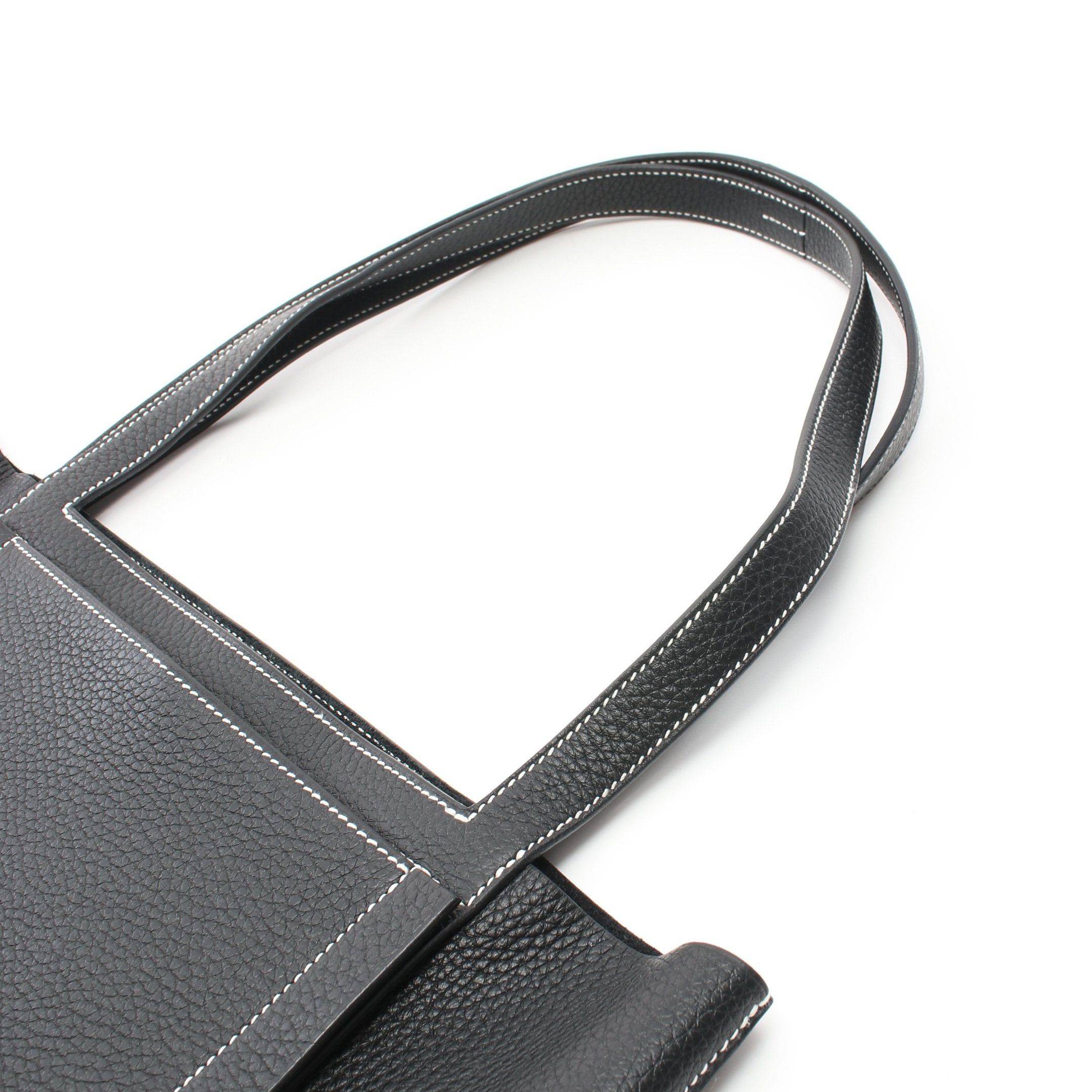 Hermes Hermes Cabasserie 31 Shoulder Bag Tote Clemence Leather Black U Stamp Size ONE SIZE - 6 Thumbnail