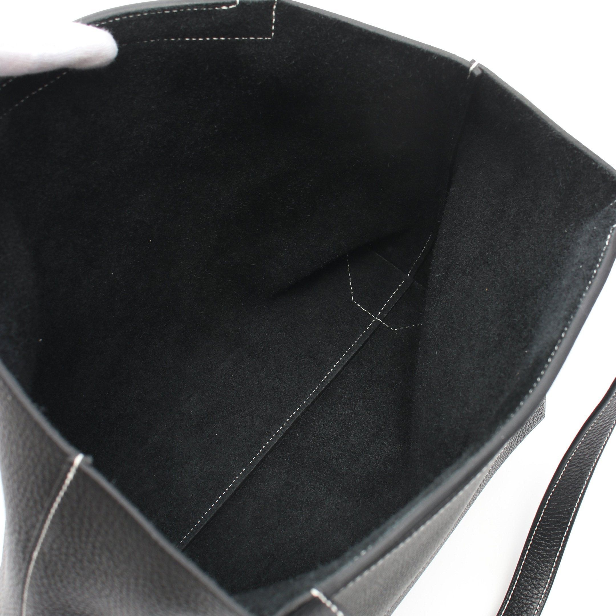 Hermes Hermes Cabasserie 31 Shoulder Bag Tote Clemence Leather Black U Stamp Size ONE SIZE - 3 Thumbnail