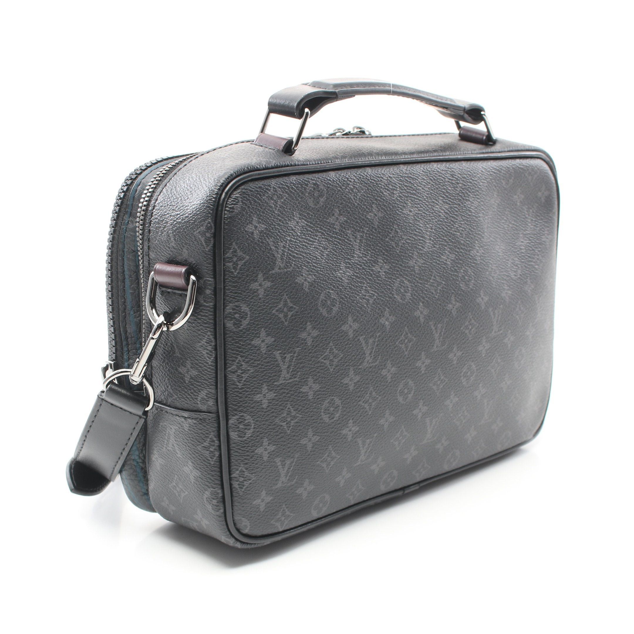 Louis Vuitton Louis Vuitton Messenger Multi-Pocket Monogram Eclipse Handbag Leather Black Multicolor Size ONE SIZE - 2 Thumbnail