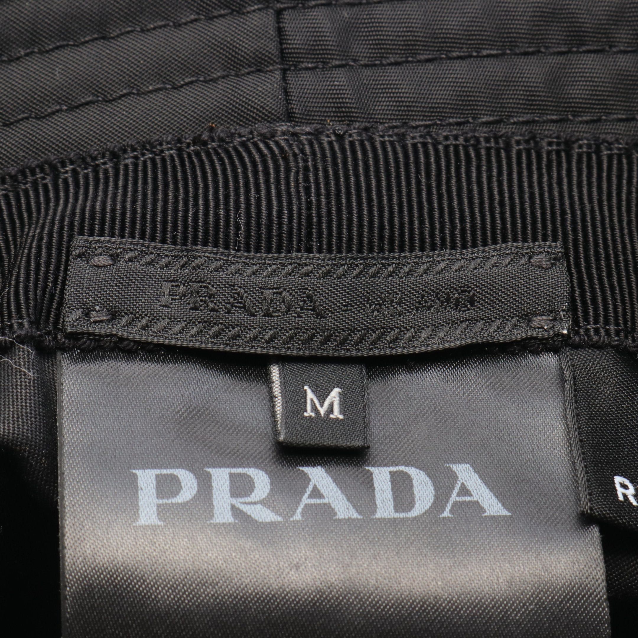 Prada Prada Bucket Hat Nylon Black Size ONE SIZE - 4 Thumbnail