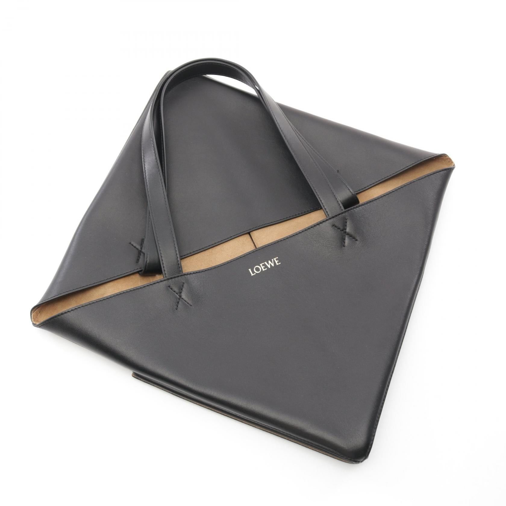 Loewe Loewe Puzzle Fold Xl Handbag Tote Bag Leather Black Size ONE SIZE - 5 Thumbnail
