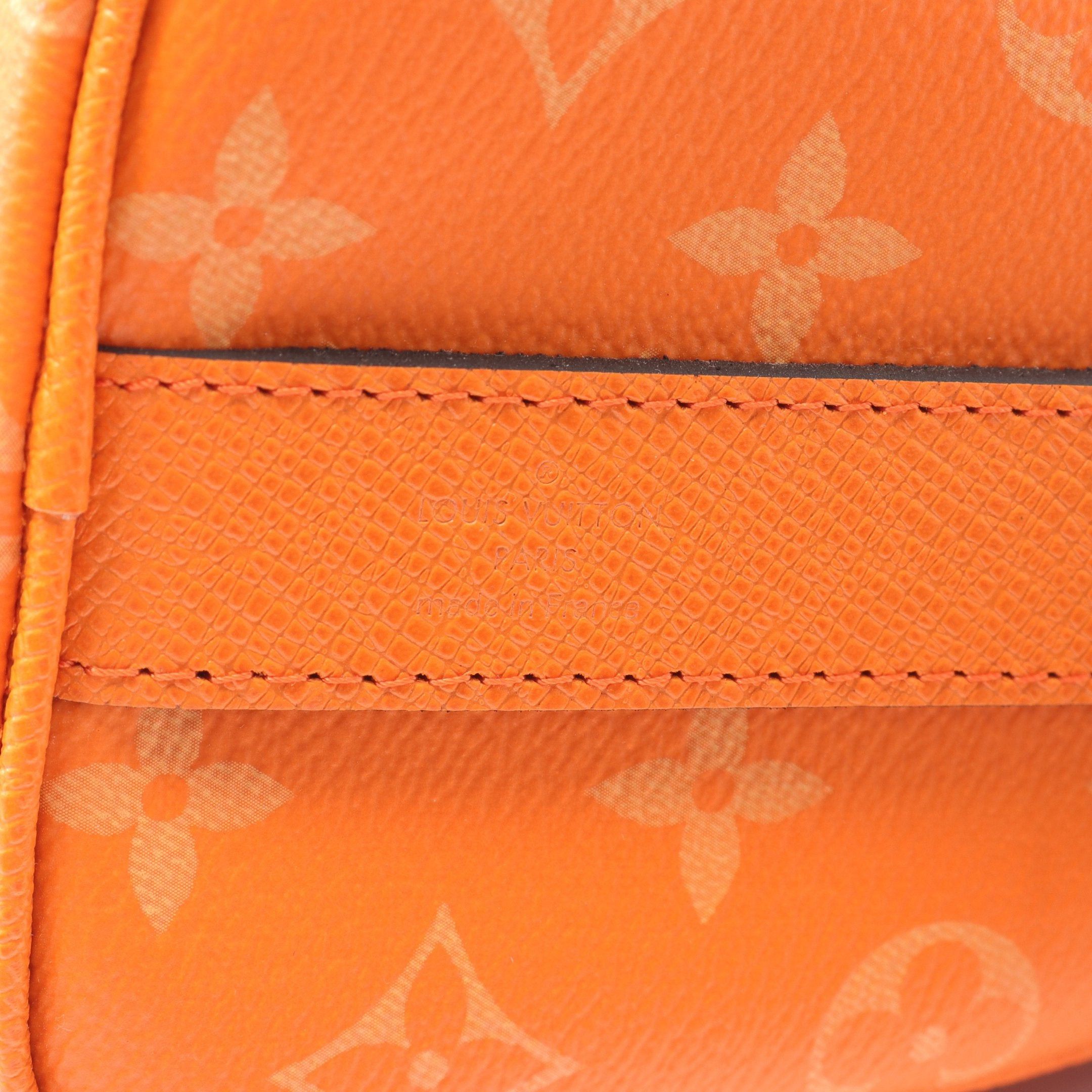 Louis Vuitton Louis Vuitton Keepall 25 Taigarama Handbag Orange Size ONE SIZE - 4 Thumbnail