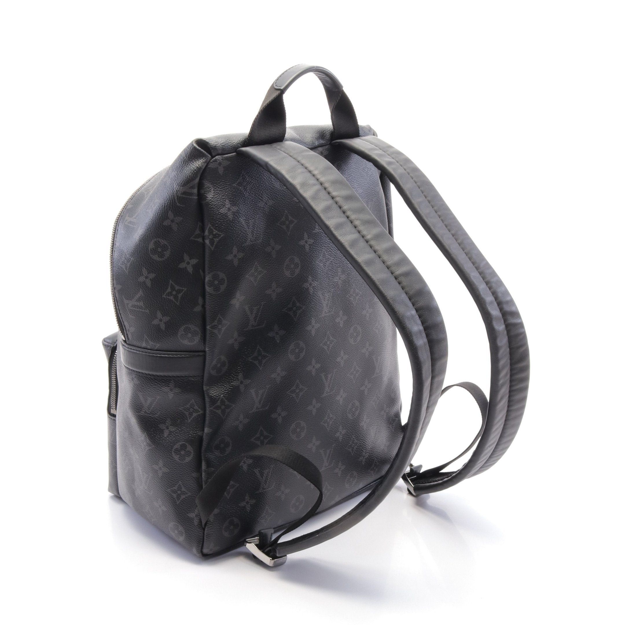 Louis Vuitton Louis Vuitton Apollo Monogram Eclipse Backpack Rucksack Leather Black Size ONE SIZE - 2 Thumbnail