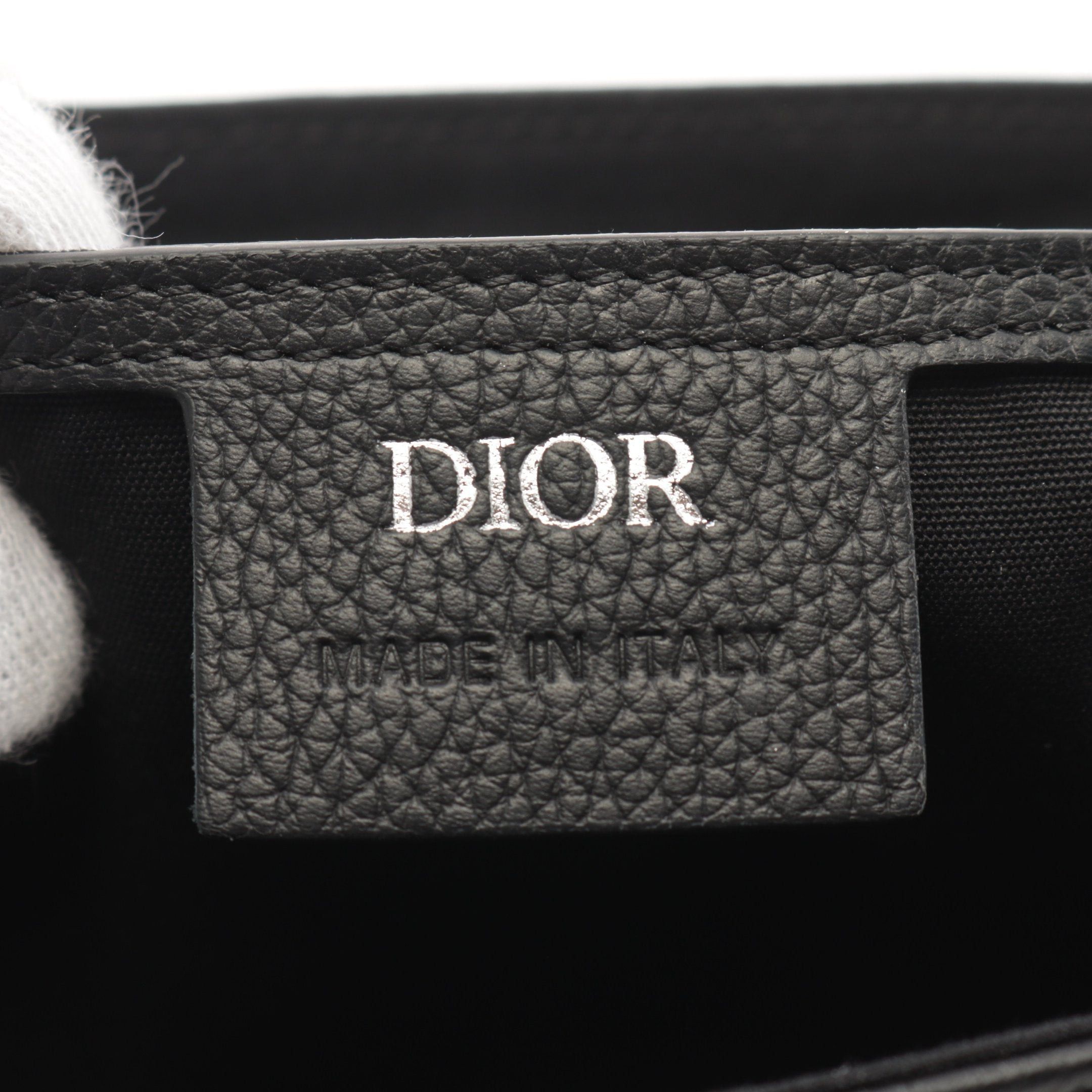 Dior Dior Saddle Messenger Shoulder Bag Leather Black Size ONE SIZE - 4 Thumbnail