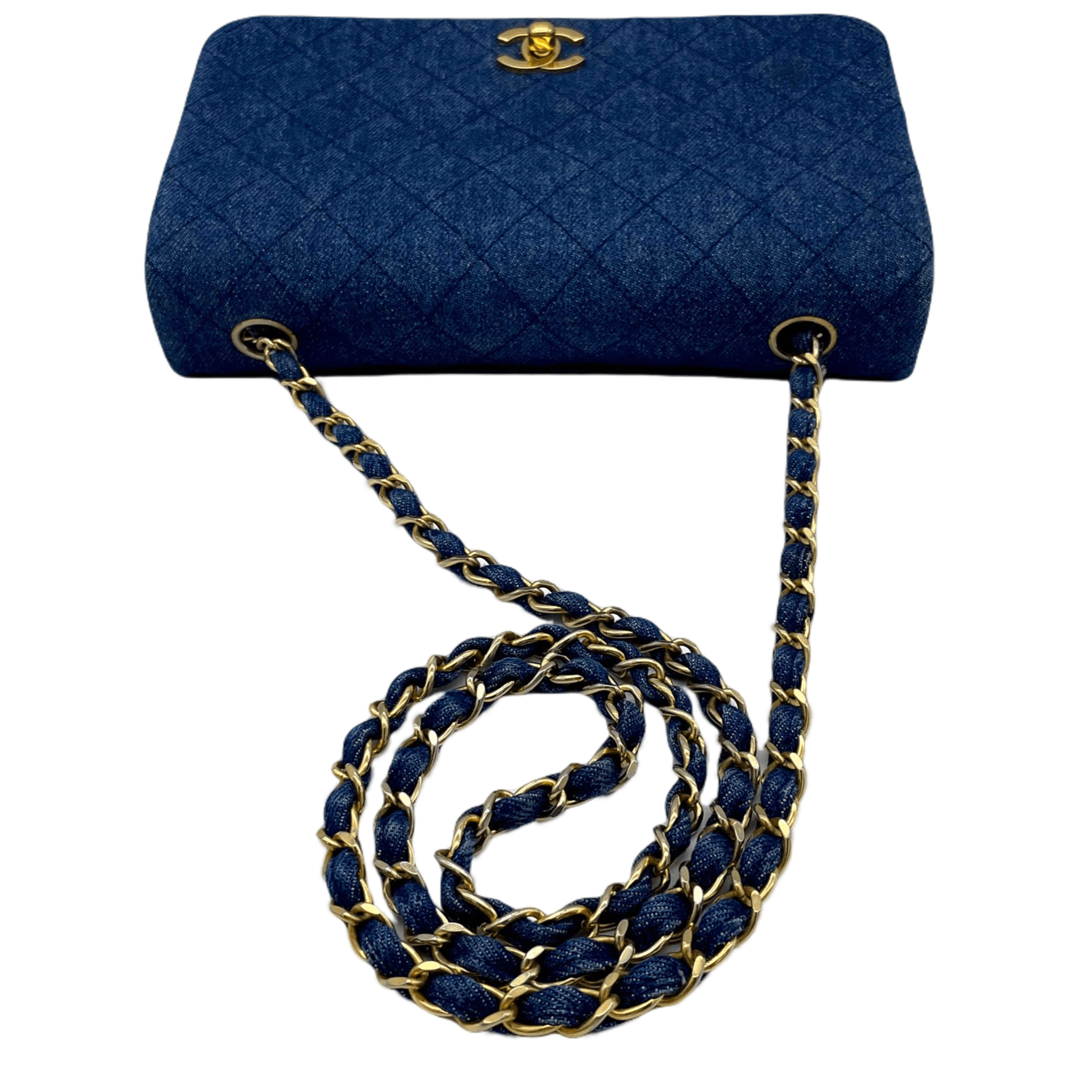 Chanel Chanel Matelasse Denim Full Flap Chain Shoulder Bag Size ONE SIZE - 6 Thumbnail