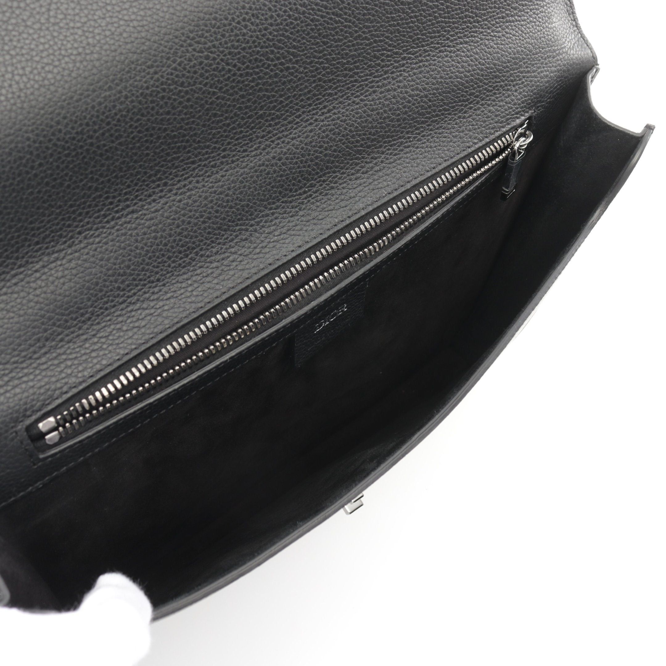 Dior Dior Eliete Elite Business Bag Briefcase Leather Black Size ONE SIZE - 3 Thumbnail