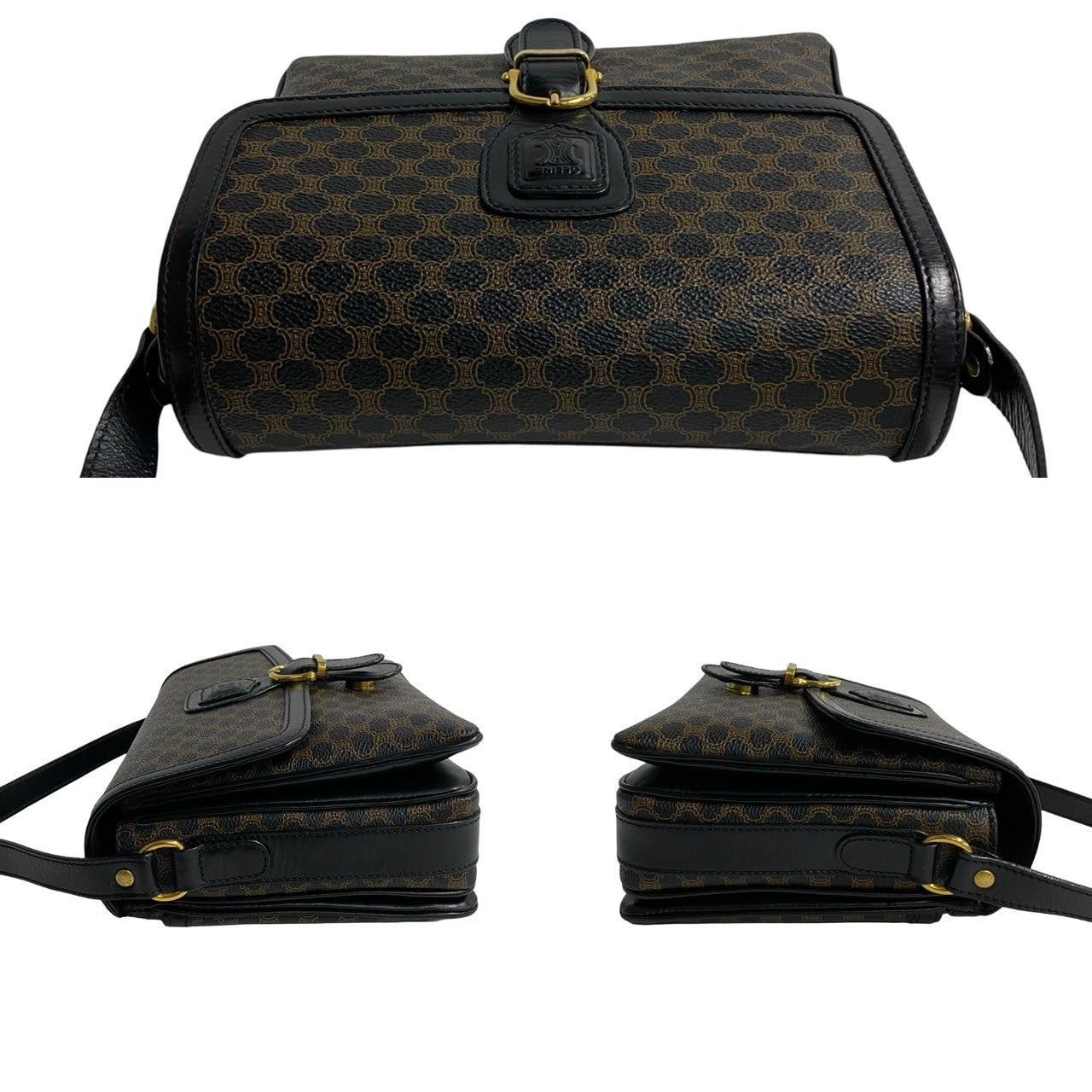 Celine Celine Shoulder Bag Black Leather Size ONE SIZE - 5 Thumbnail