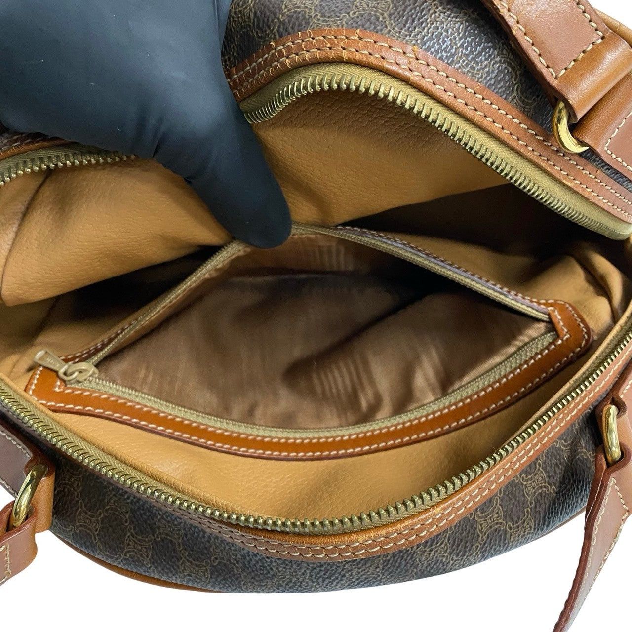 Celine Celine Handbag Brown Leather Size ONE SIZE - 9 Thumbnail