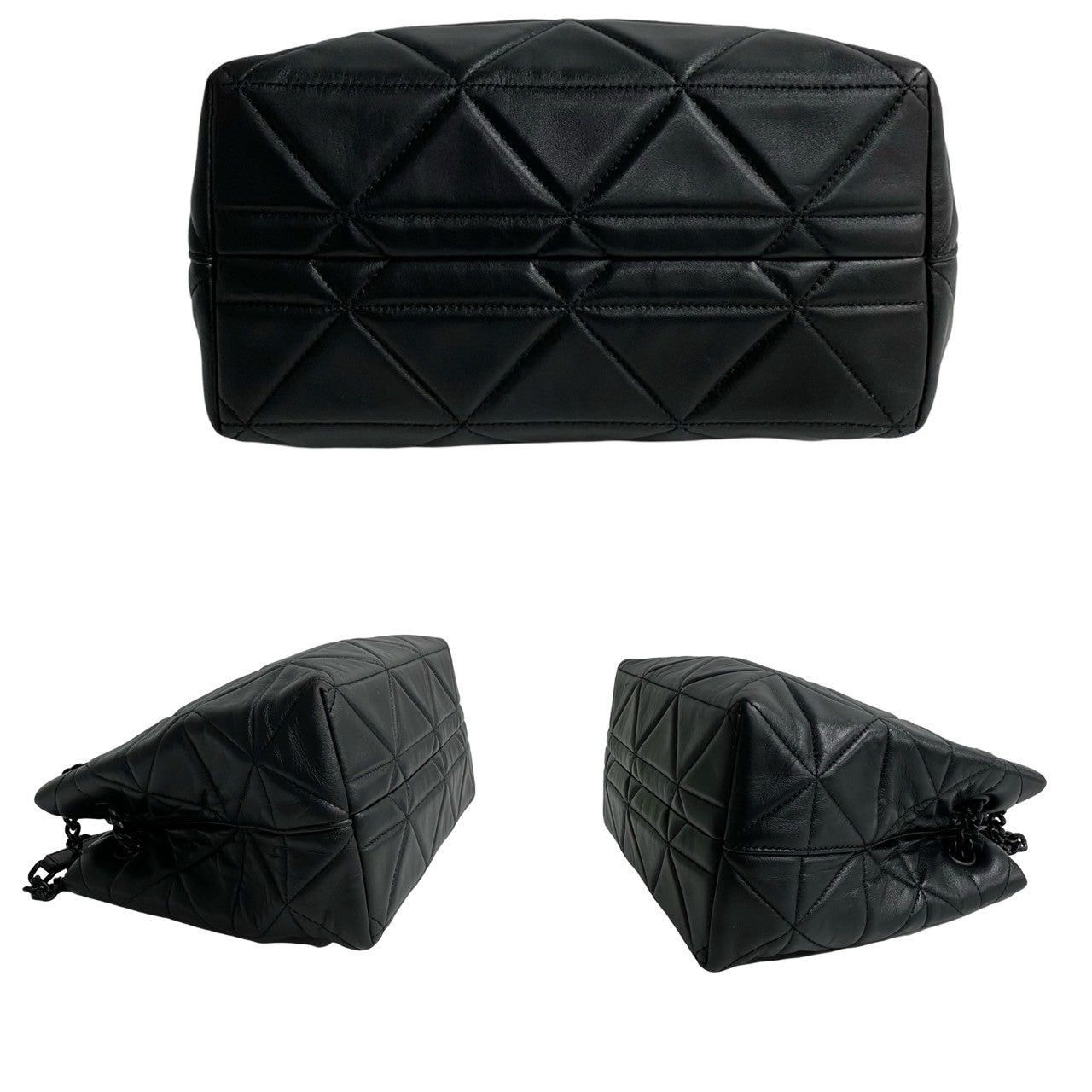 Prada Prada Tote Bag Black Leather Size ONE SIZE - 5 Thumbnail