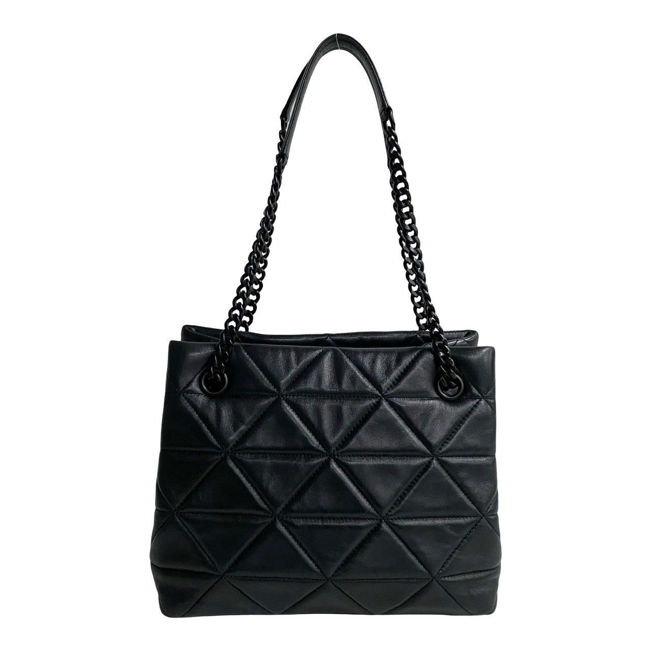 Prada Prada Tote Bag Black Leather Size ONE SIZE - 4 Thumbnail