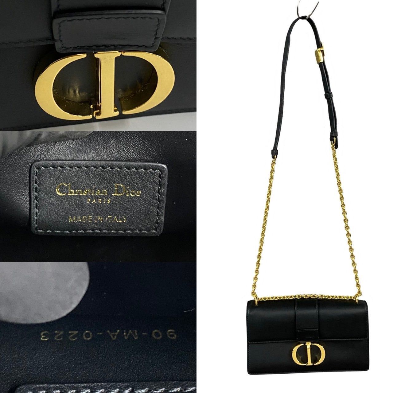 Dior Dior Shoulder Bag Black Leather Size ONE SIZE - 3 Thumbnail