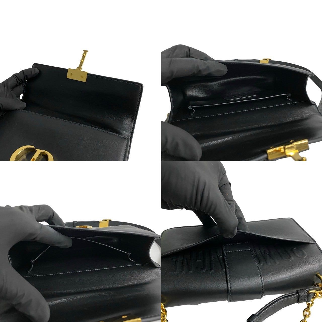 Dior Dior Shoulder Bag Black Leather Size ONE SIZE - 8 Thumbnail