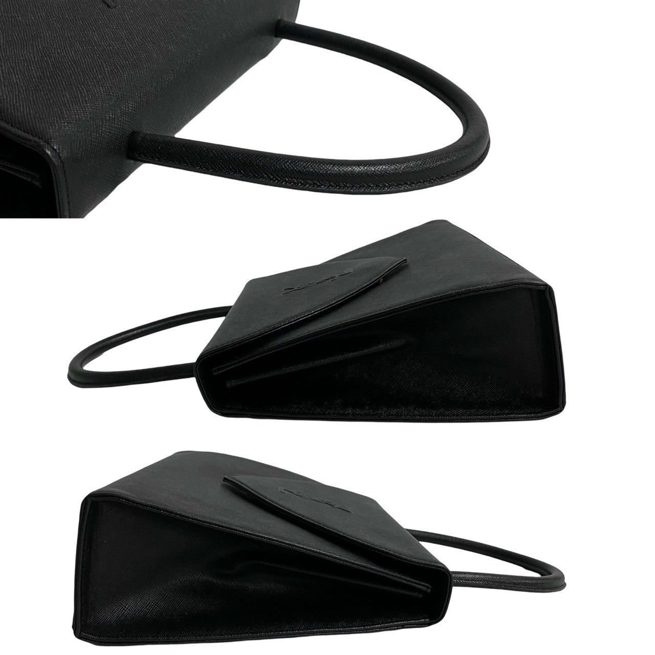 Yves Saint Laurent Yves Saint Laurent Handbag Black Leather Size ONE SIZE - 5 Thumbnail