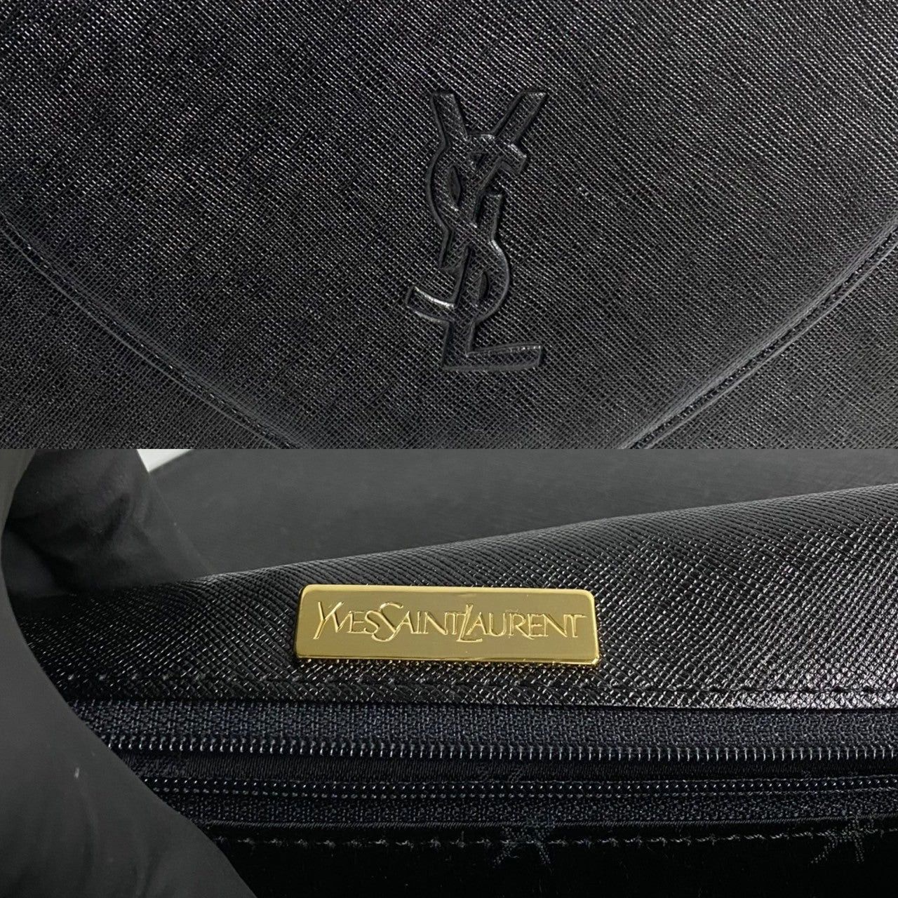 Yves Saint Laurent Yves Saint Laurent Handbag Black Leather Size ONE SIZE - 3 Thumbnail