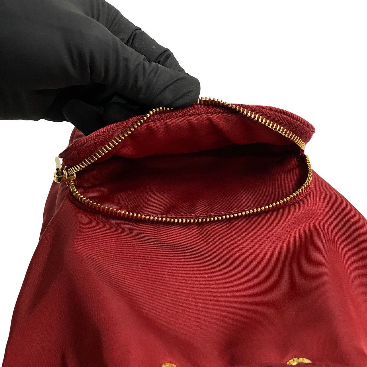 Prada Prada Shoulder Bag Red Leather Size ONE SIZE - 9 Thumbnail