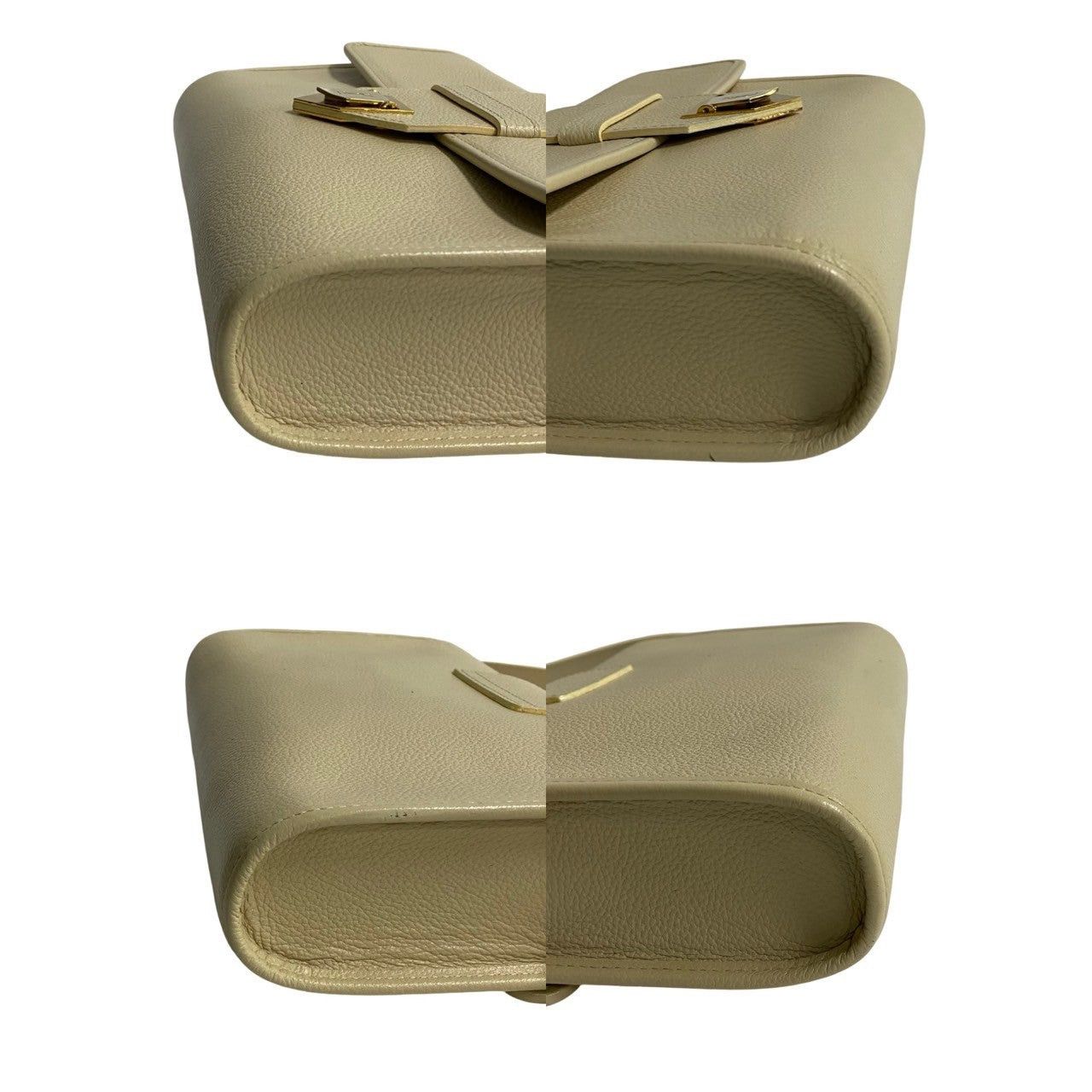 Yves Saint Laurent Yves Saint Laurent Shoulder Bag White Leather Size ONE SIZE - 7 Thumbnail