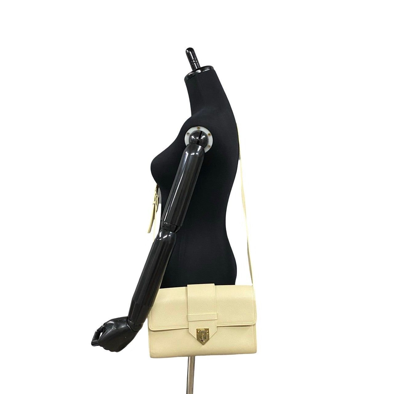Yves Saint Laurent Yves Saint Laurent Shoulder Bag White Leather Size ONE SIZE - 2 Thumbnail