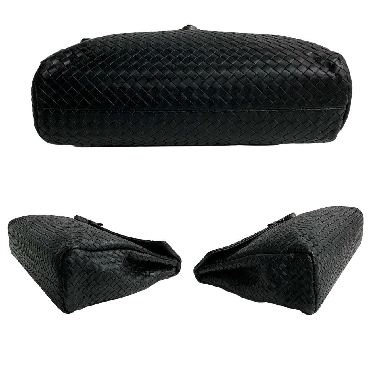 Bottega Veneta Bottega Veneta Handbag Black Leather Size ONE SIZE - 6 Thumbnail