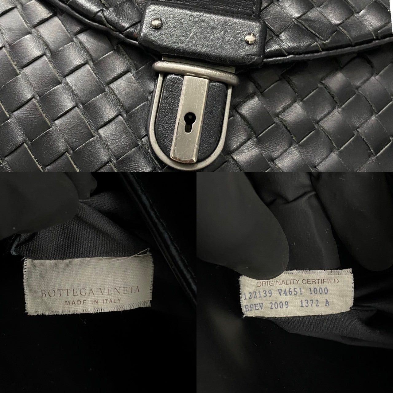Bottega Veneta Bottega Veneta Handbag Black Leather Size ONE SIZE - 3 Thumbnail