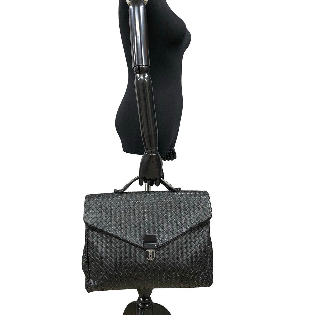 Bottega Veneta Bottega Veneta Handbag Black Leather Size ONE SIZE - 2 Thumbnail