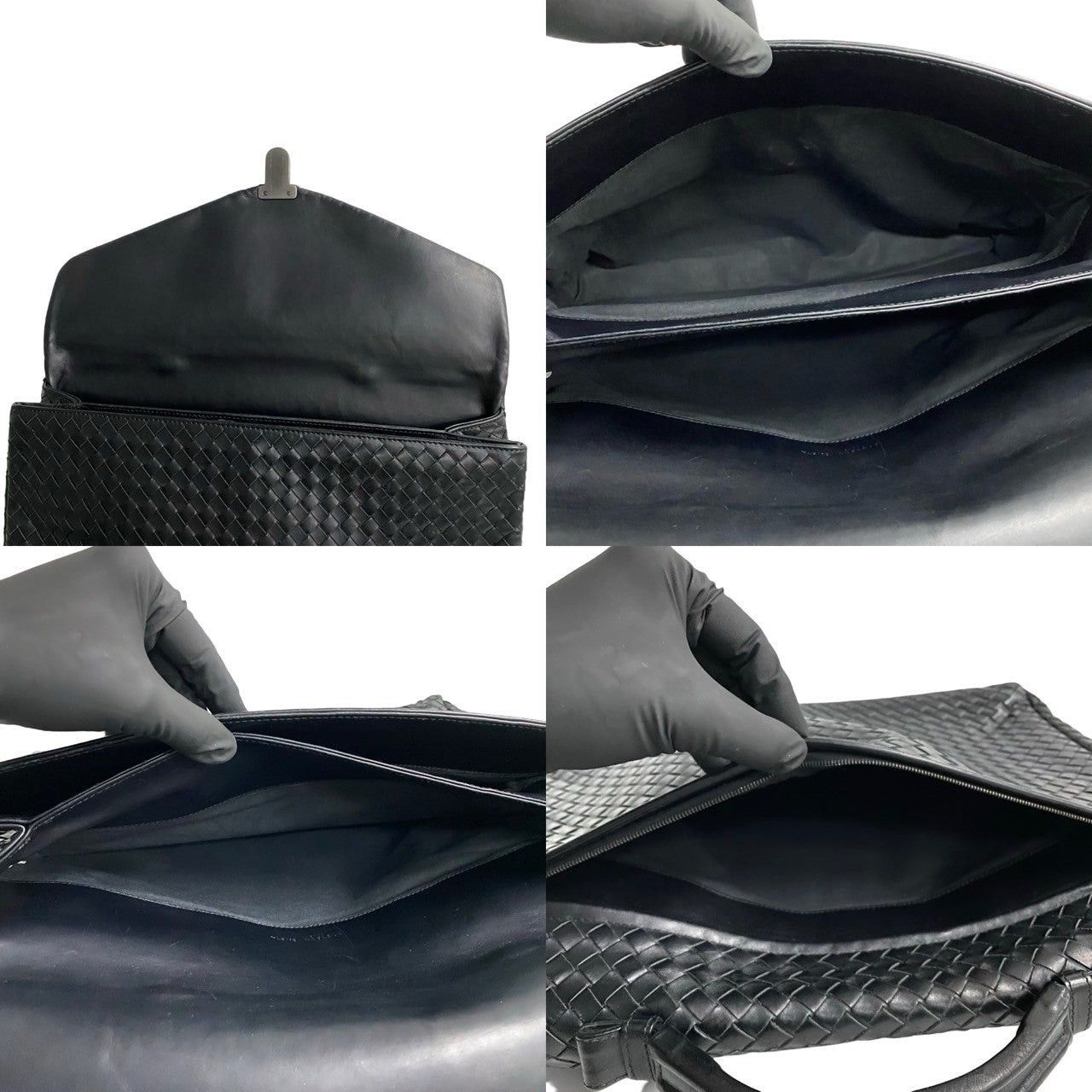 Bottega Veneta Bottega Veneta Handbag Black Leather Size ONE SIZE - 8 Thumbnail