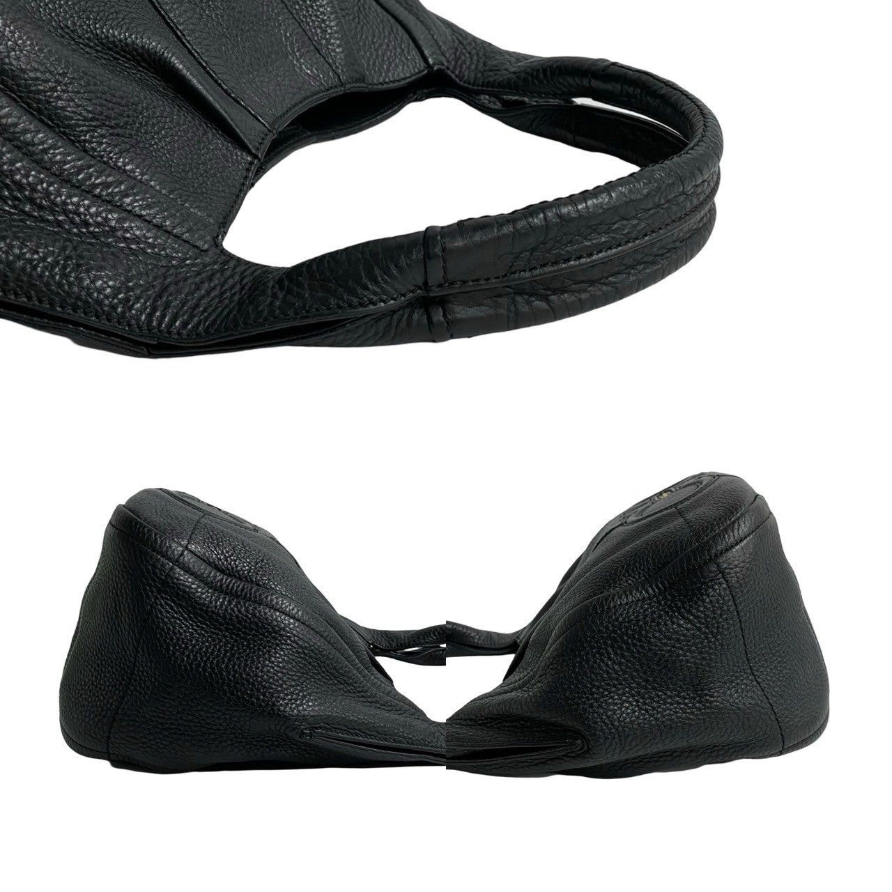 Salvatore Ferragamo Salvatore Ferragamo Handbag Black Leather Size ONE SIZE - 5 Thumbnail
