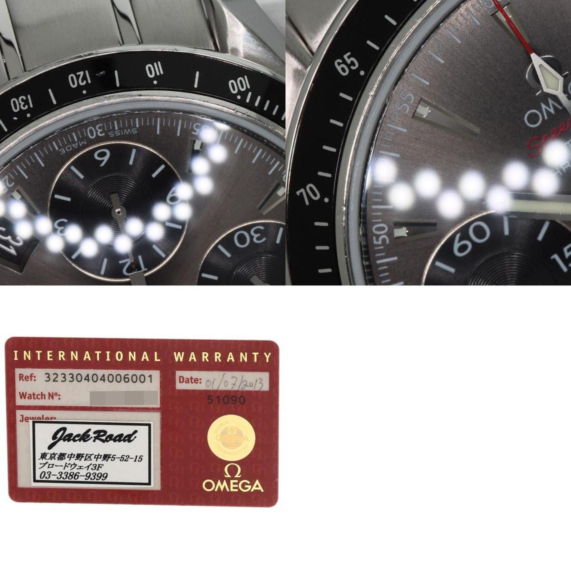 Omega OMEGA 323.30.40.40.06.001 Speedmaster Date Watch Stainless Steel SS Men's Size ONE SIZE - 10 Thumbnail