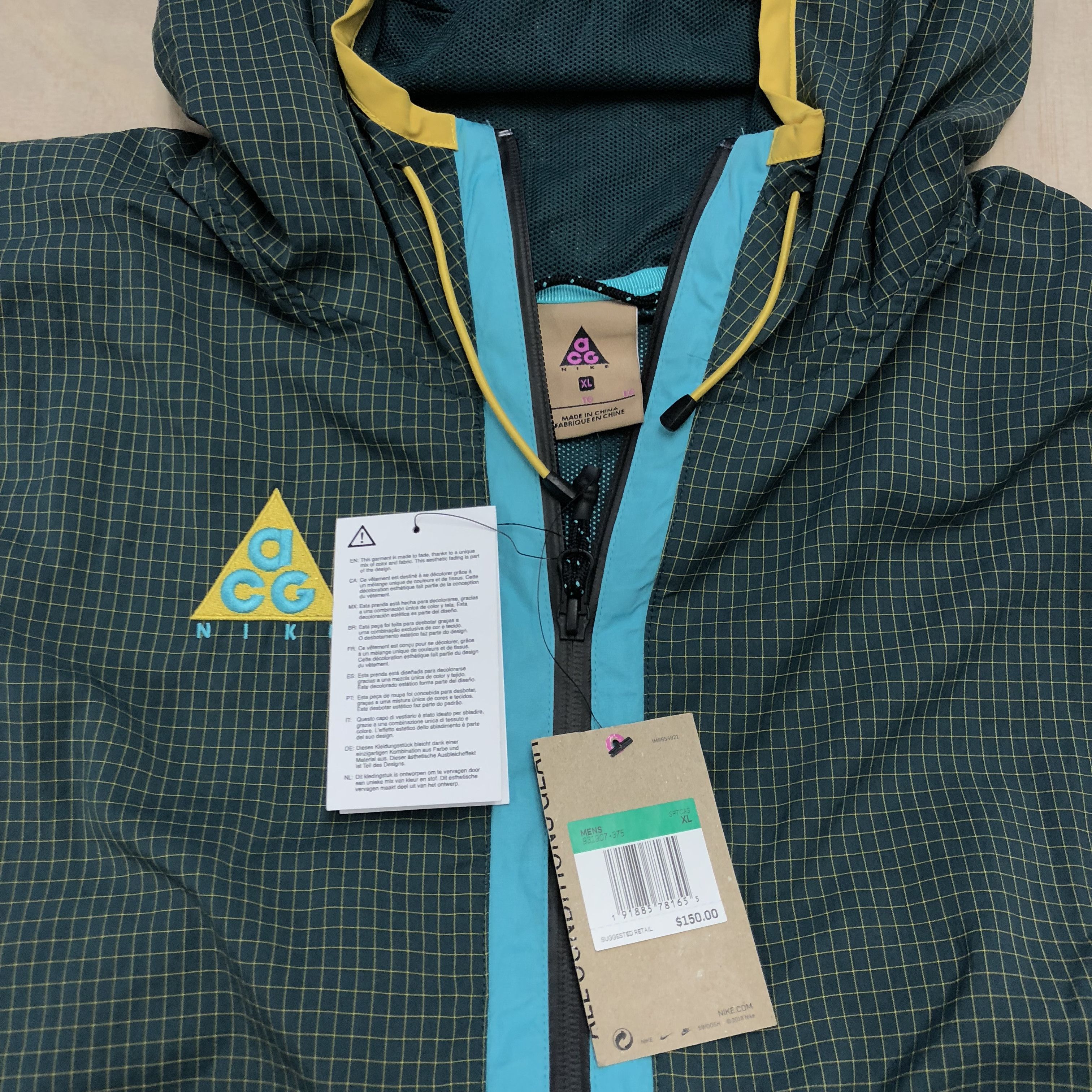 Nike ACG Woven online Hooded Jacket Atomic Teal