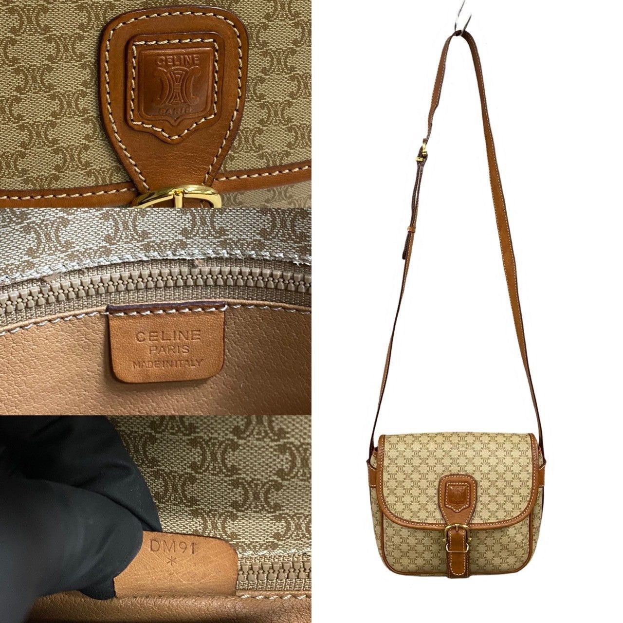 Celine Celine Shoulder Bag Brown Leather Size ONE SIZE - 3 Thumbnail