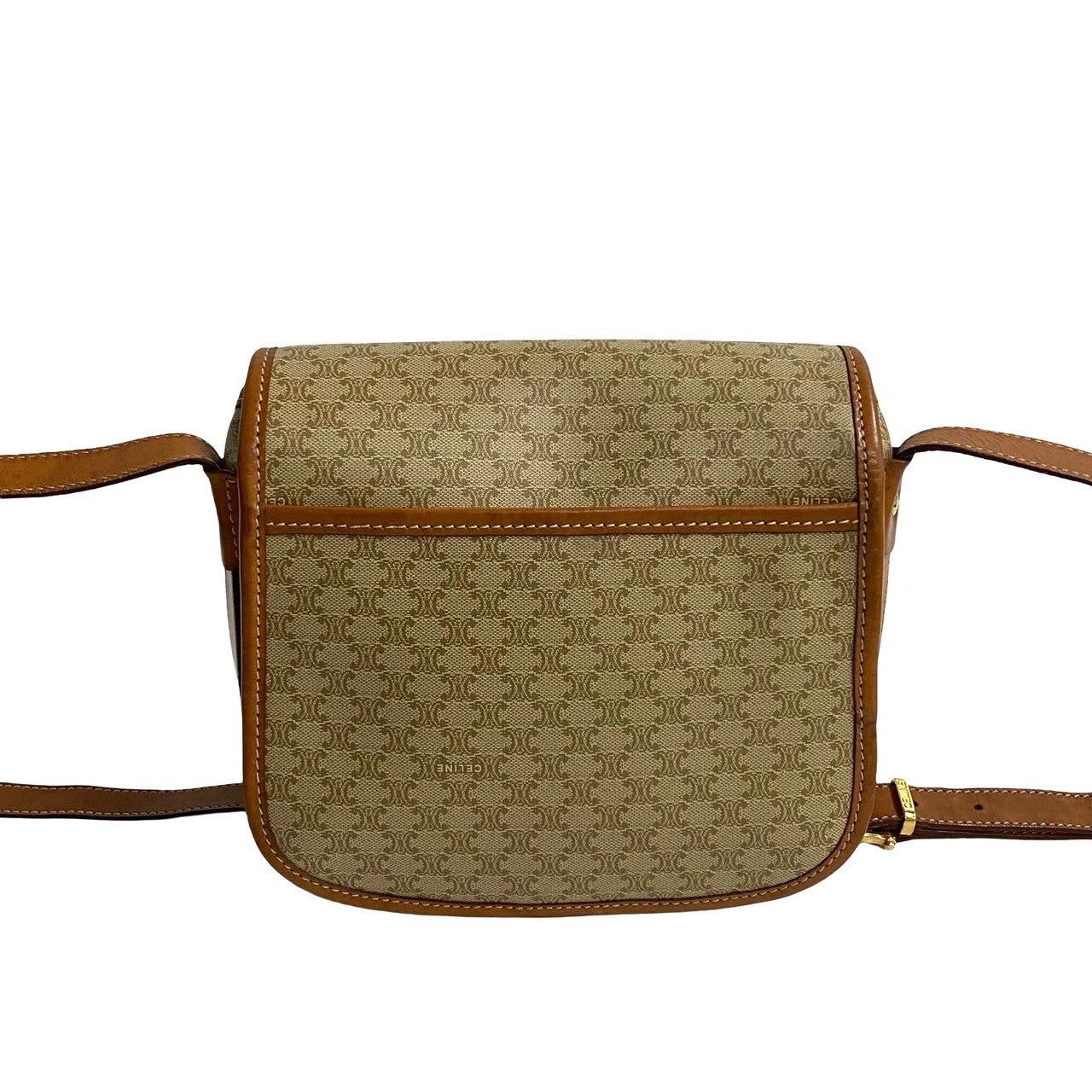 Celine Celine Shoulder Bag Brown Leather Size ONE SIZE - 4 Thumbnail