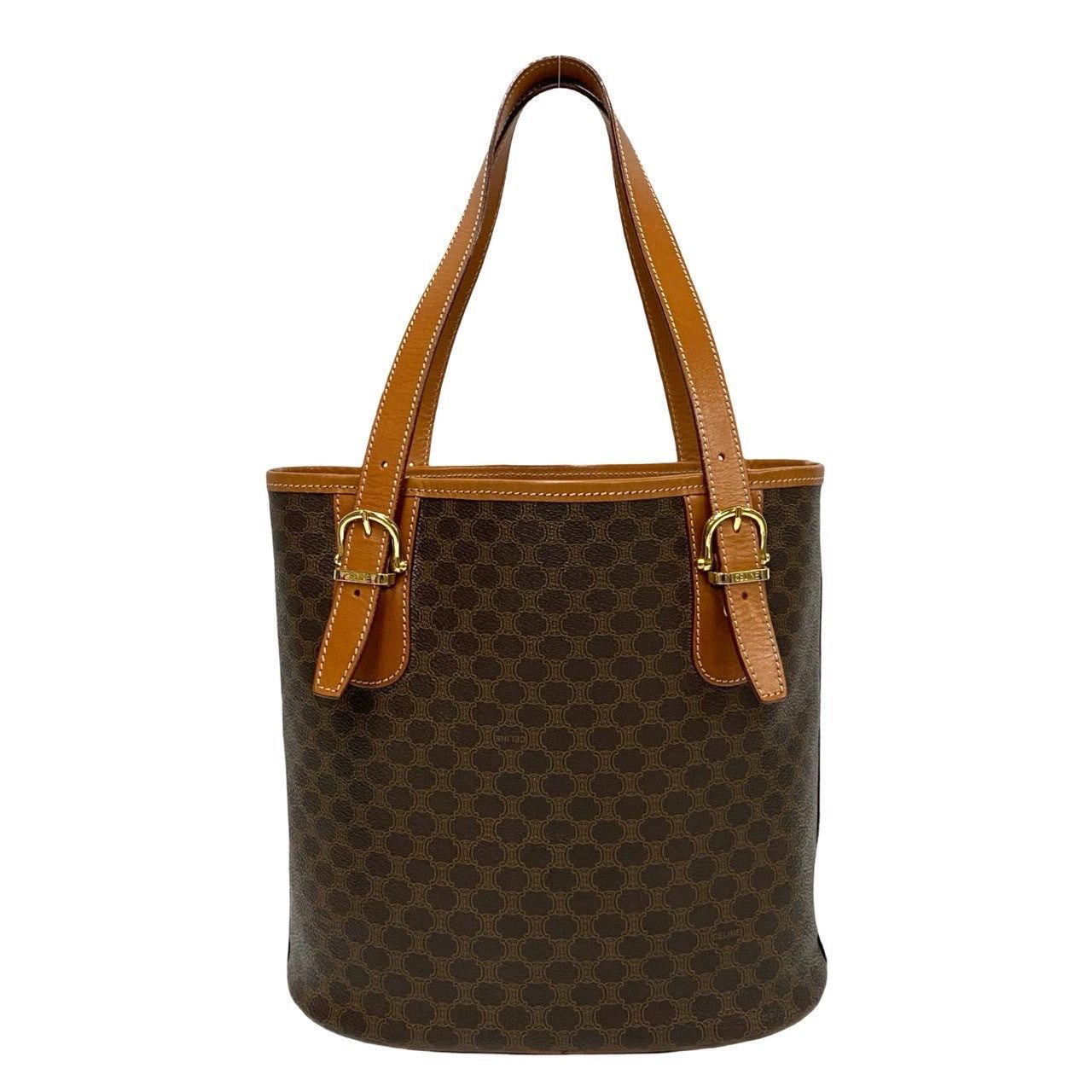 Celine Celine Tote Bag Brown Leather Size ONE SIZE - 4 Thumbnail