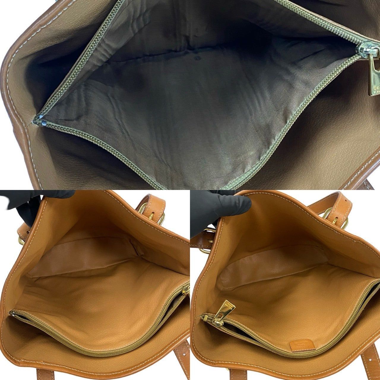 Celine Celine Tote Bag Brown Leather Size ONE SIZE - 8 Thumbnail