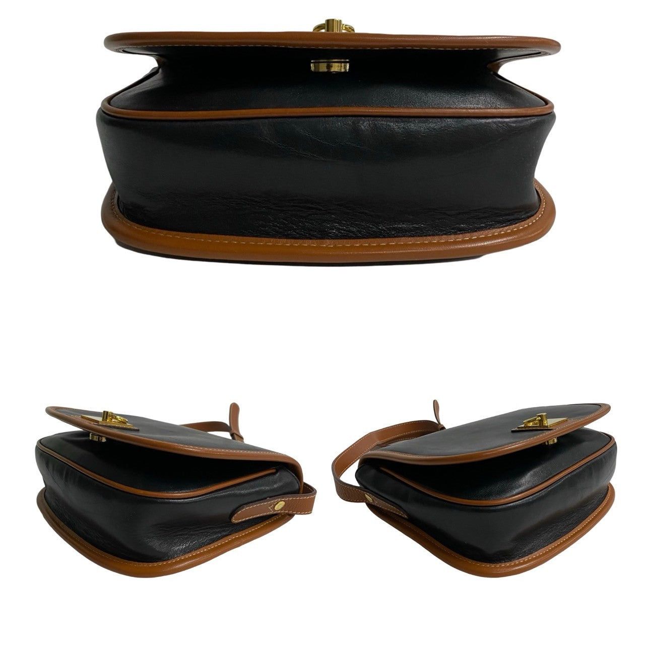 Celine Celine Shoulder Bag Brown Leather Size ONE SIZE - 6 Thumbnail