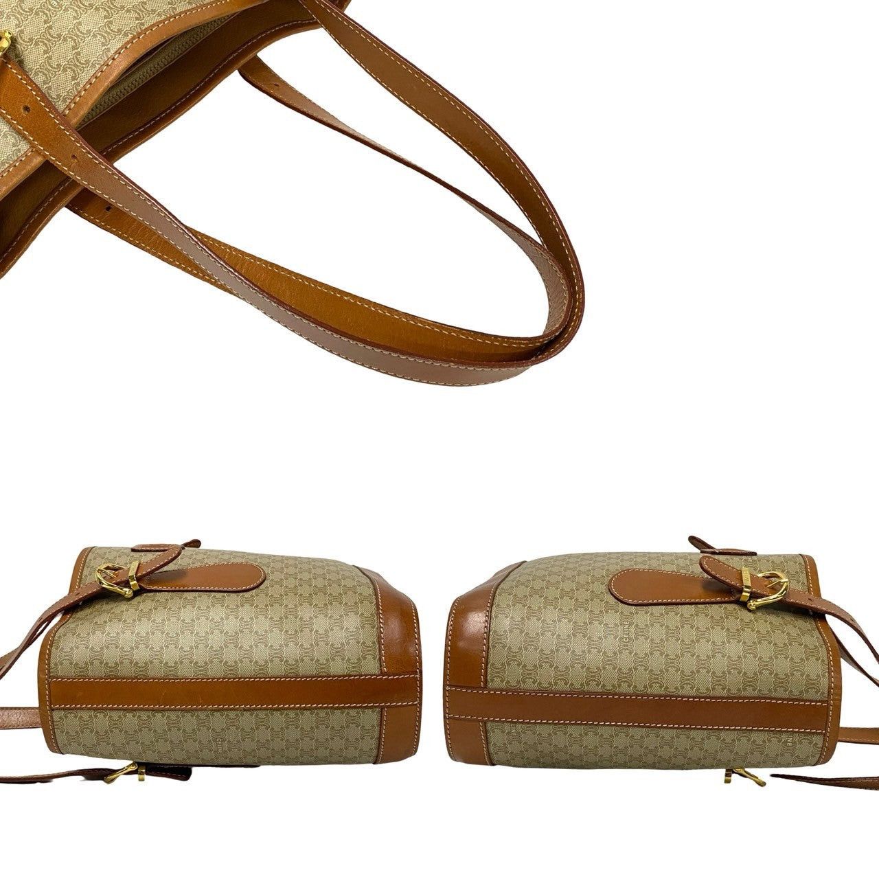 Celine Celine Tote Bag Brown Leather Size ONE SIZE - 5 Thumbnail