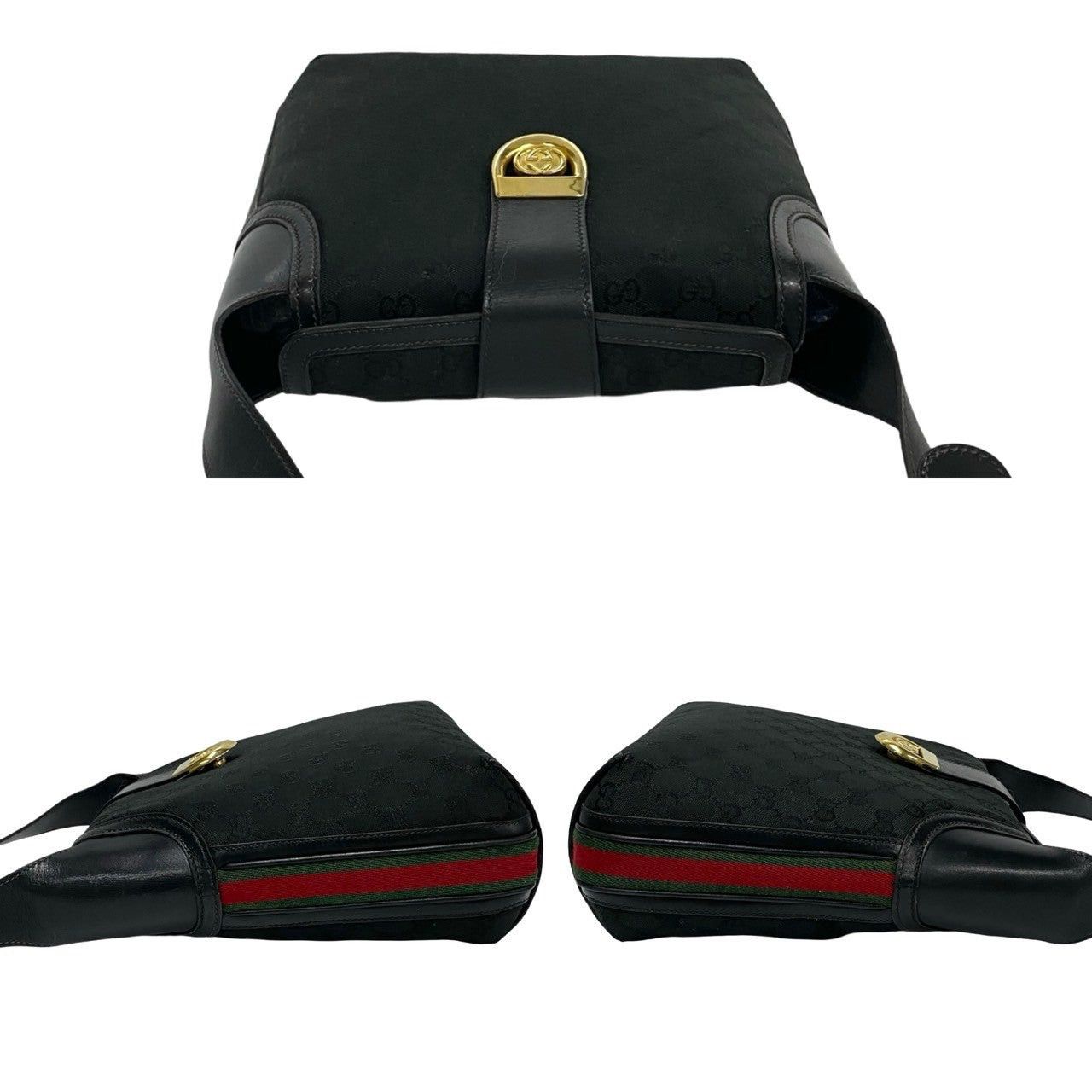Gucci Gucci Shoulder Bag Black Leather Size ONE SIZE - 5 Thumbnail