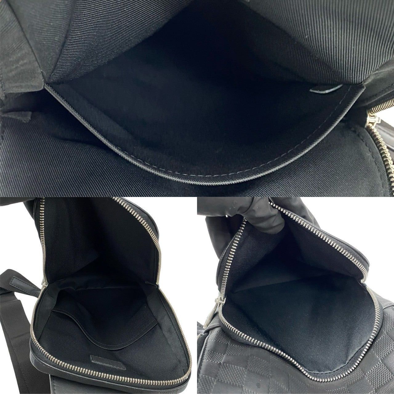 Louis Vuitton Louis Vuitton Shoulder Bag Black Leather Size ONE SIZE - 8 Thumbnail