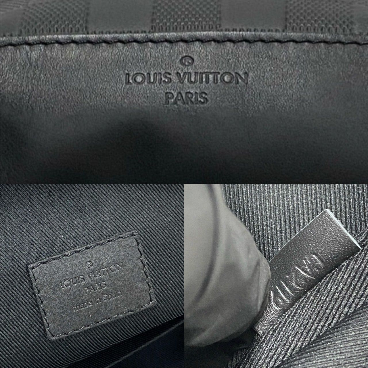 Louis Vuitton Louis Vuitton Shoulder Bag Black Leather Size ONE SIZE - 3 Thumbnail