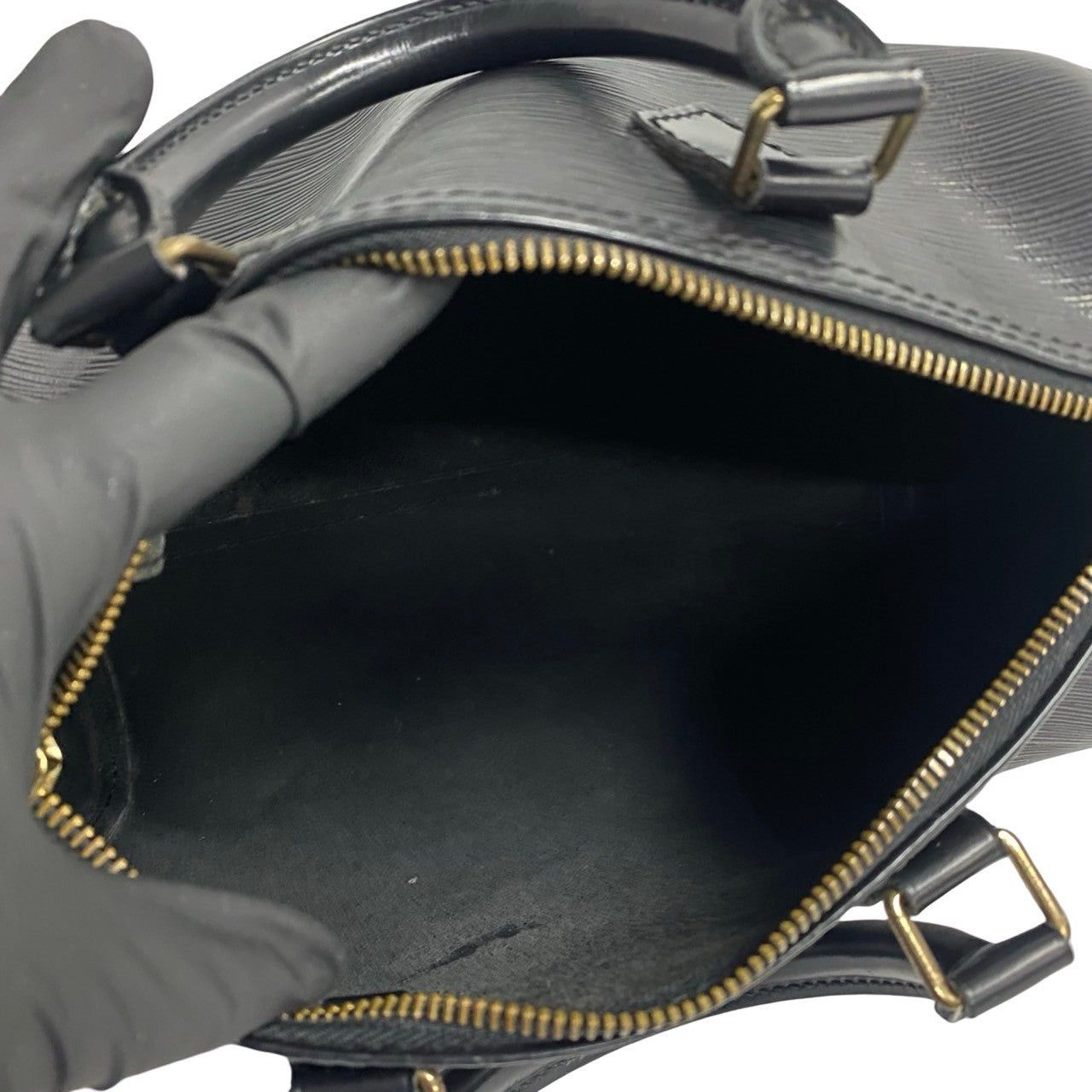 Louis Vuitton Louis Vuitton Handbag Black Leather Size ONE SIZE - 8 Thumbnail