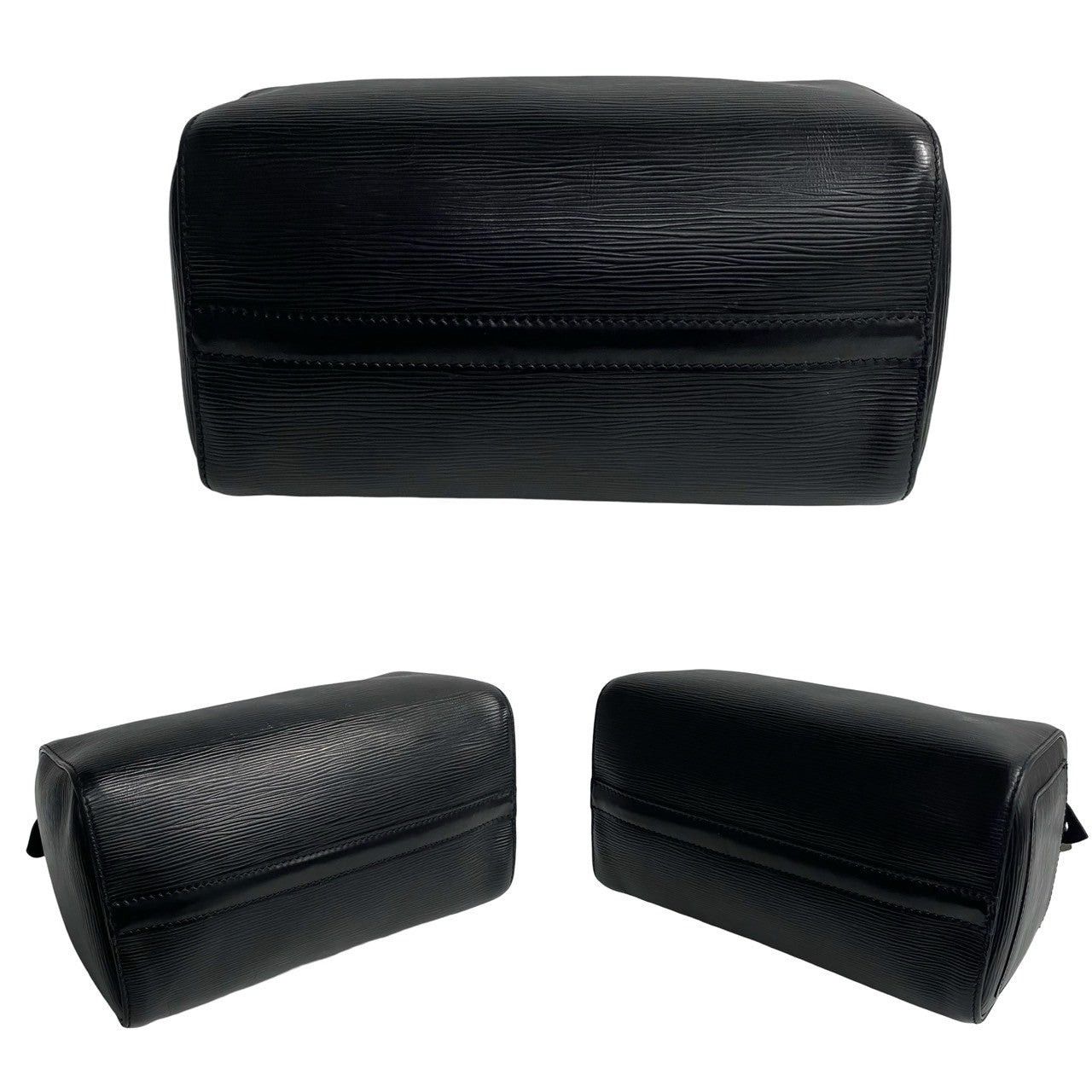 Louis Vuitton Louis Vuitton Handbag Black Leather Size ONE SIZE - 6 Thumbnail