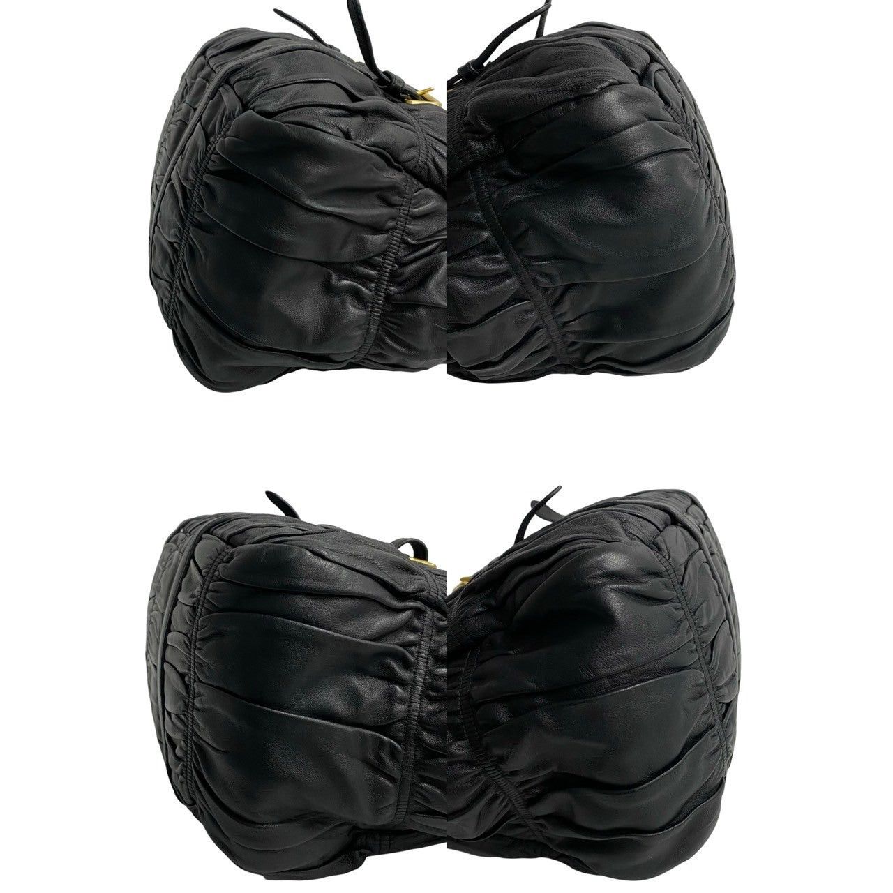 Prada Prada Shoulder Bag Black Leather Size ONE SIZE - 7 Thumbnail