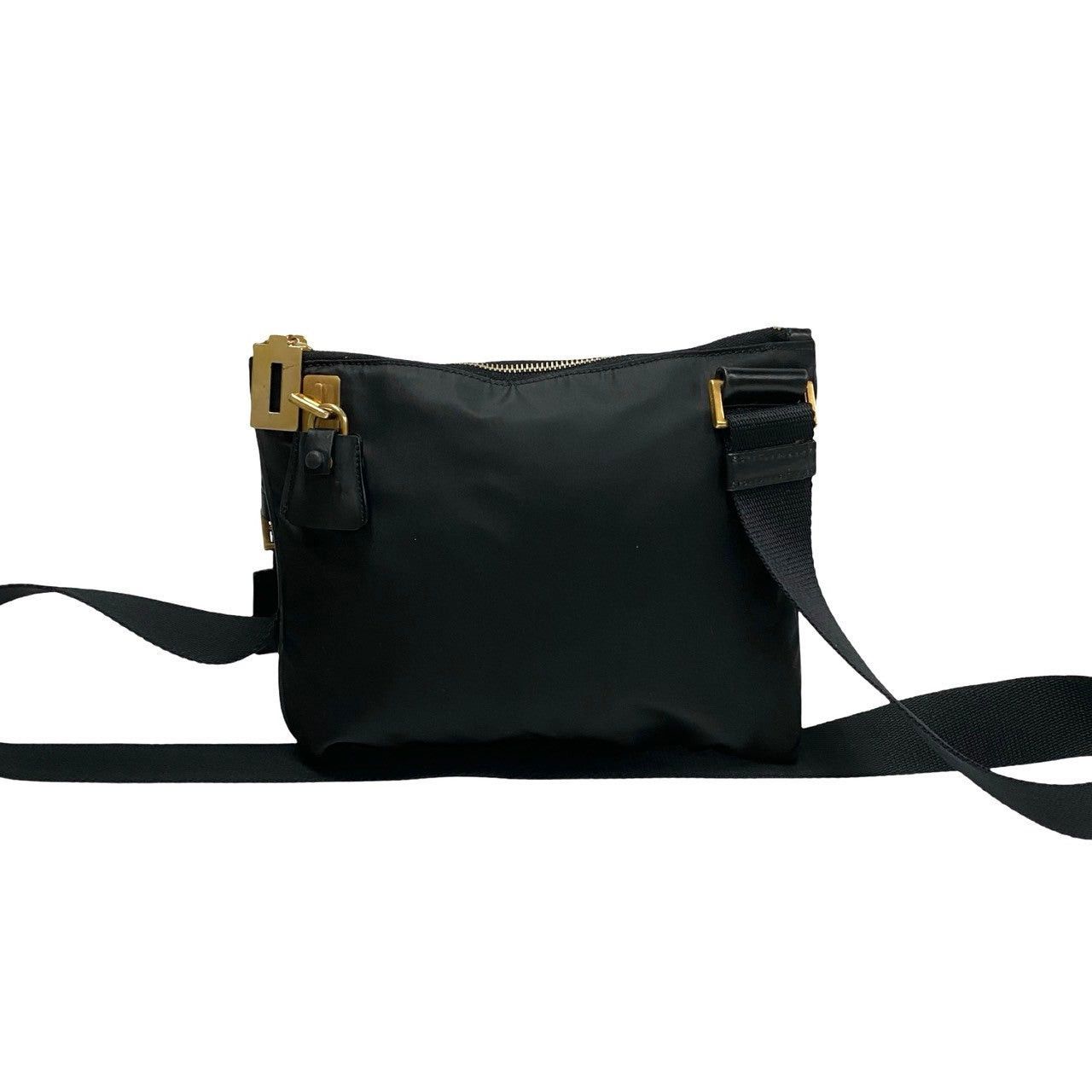 Prada Prada Shoulder Bag Black Leather Size ONE SIZE - 4 Thumbnail