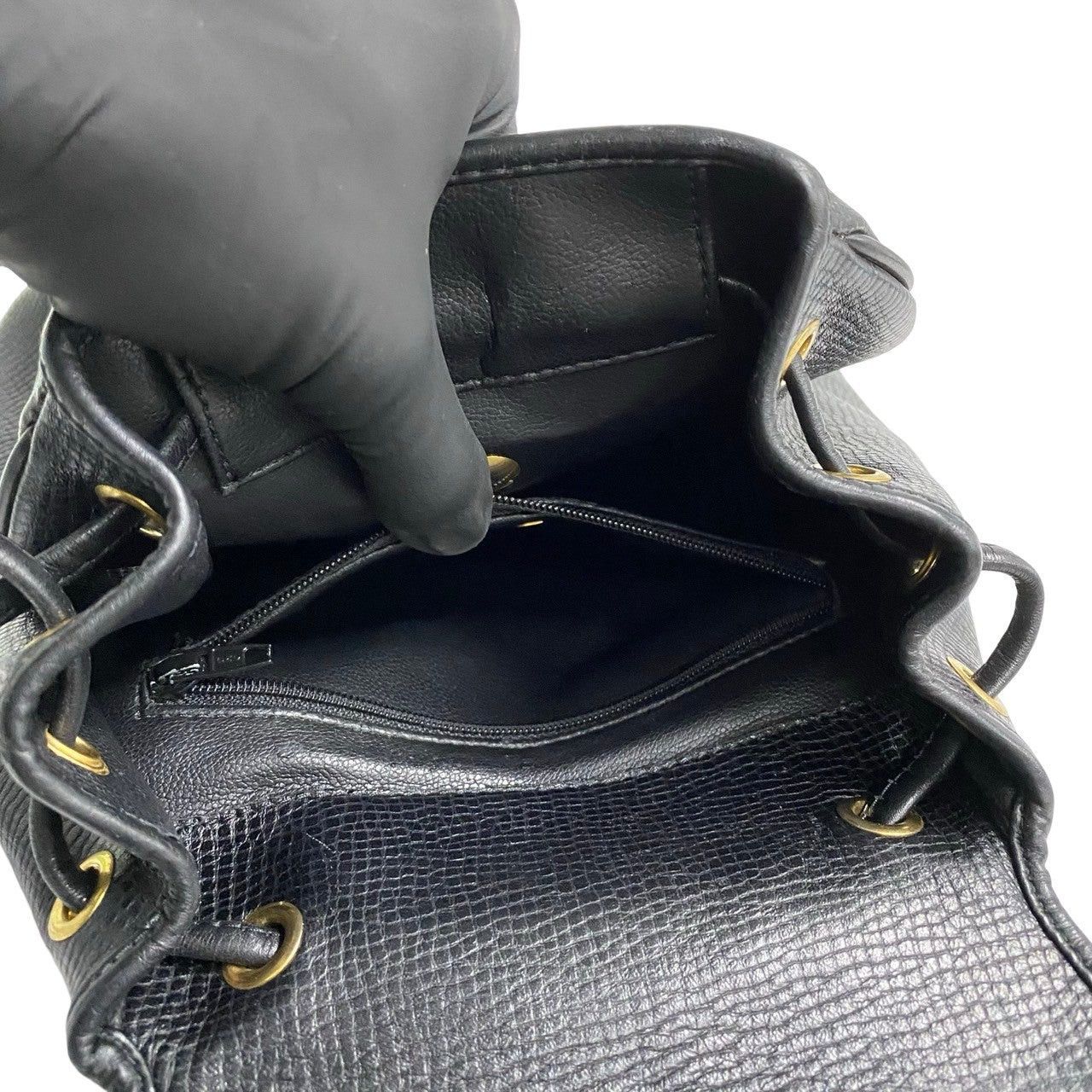 Dior Dior Backpack Black Leather Size ONE SIZE - 9 Thumbnail