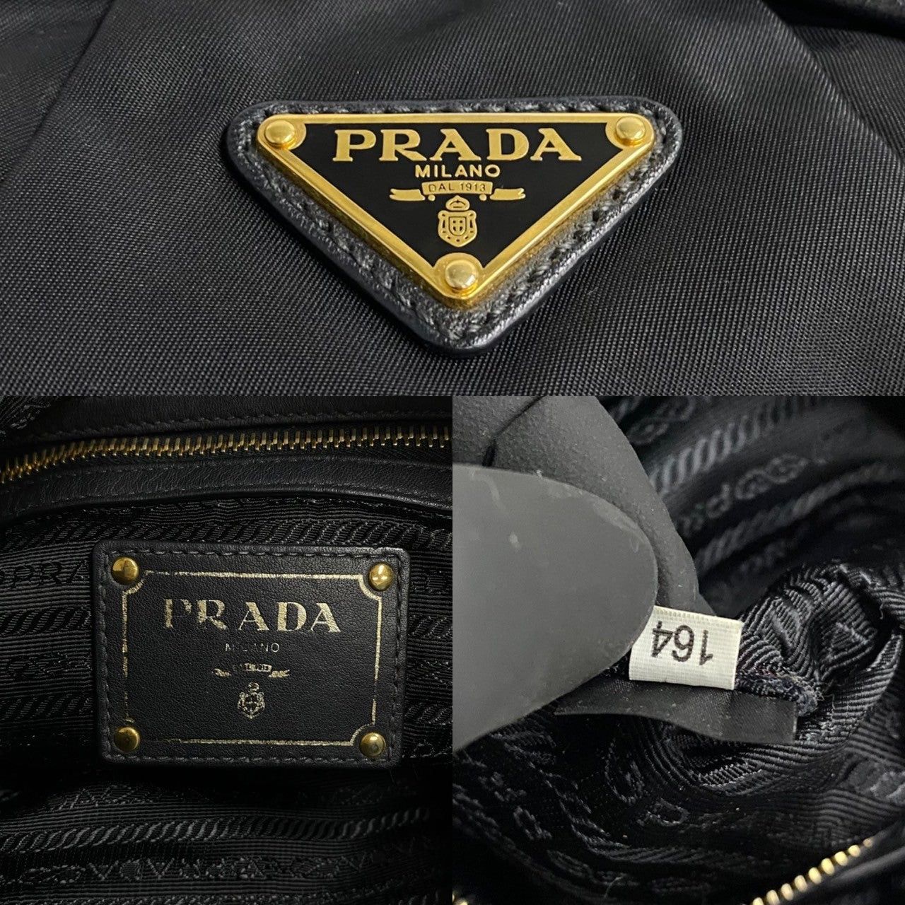 Prada Prada Shoulder Bag Black Synthetic Size ONE SIZE - 3 Thumbnail