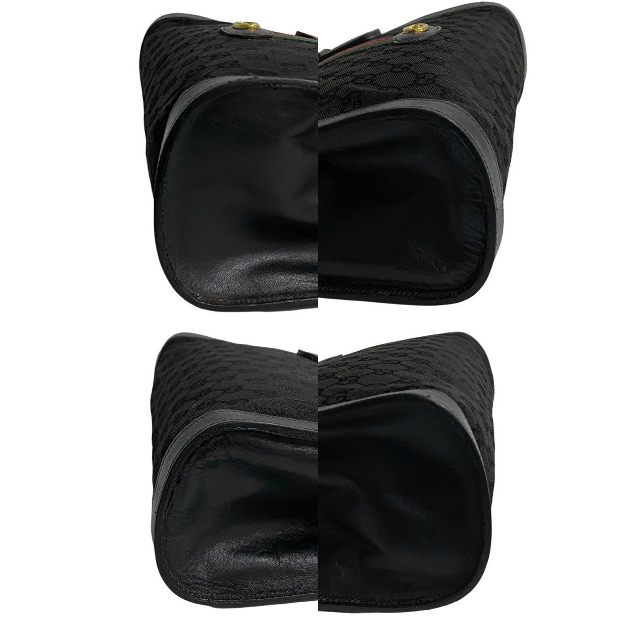 Gucci Gucci Handbag Black Leather Size ONE SIZE - 7 Thumbnail