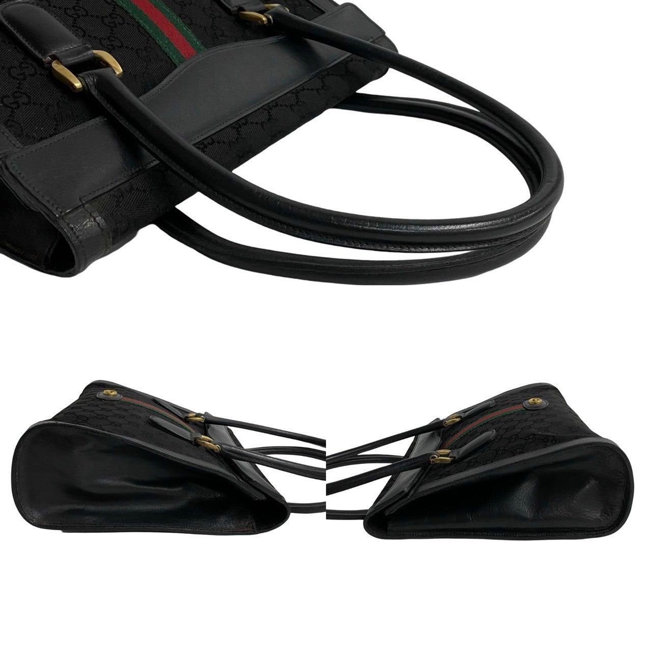 Gucci Gucci Handbag Black Leather Size ONE SIZE - 5 Thumbnail