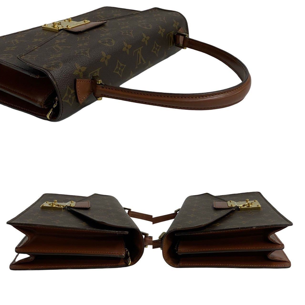 Louis Vuitton Louis Vuitton Handbag Brown Leather Size ONE SIZE - 5 Thumbnail