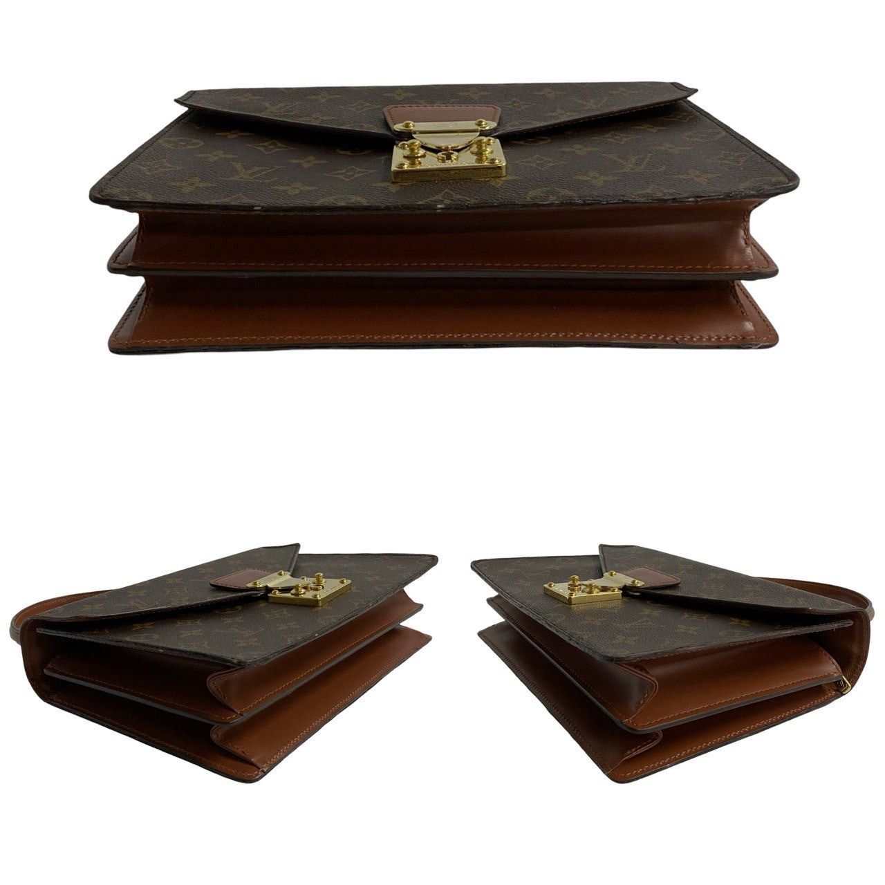 Louis Vuitton Louis Vuitton Handbag Brown Leather Size ONE SIZE - 6 Thumbnail