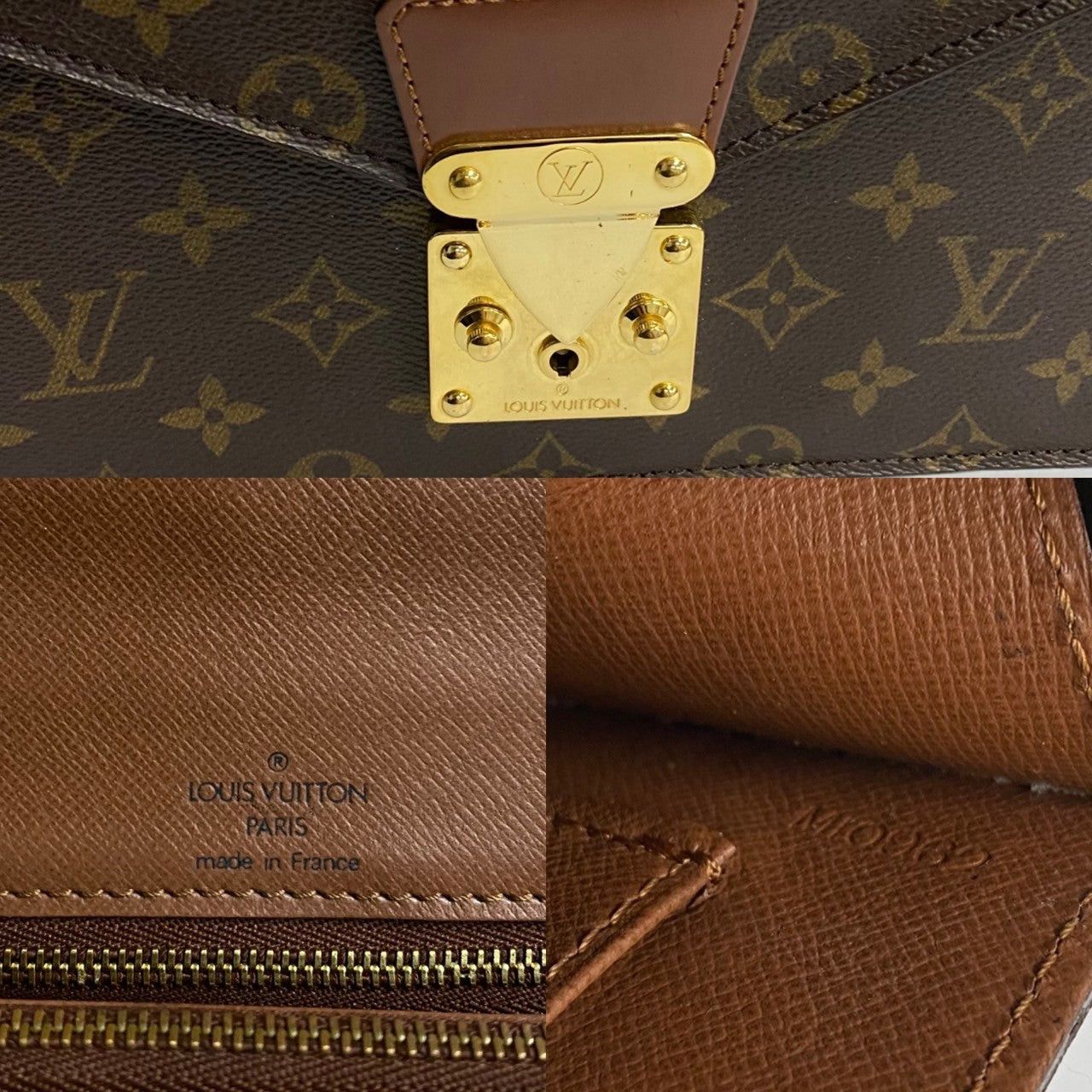 Louis Vuitton Louis Vuitton Handbag Brown Leather Size ONE SIZE - 3 Thumbnail
