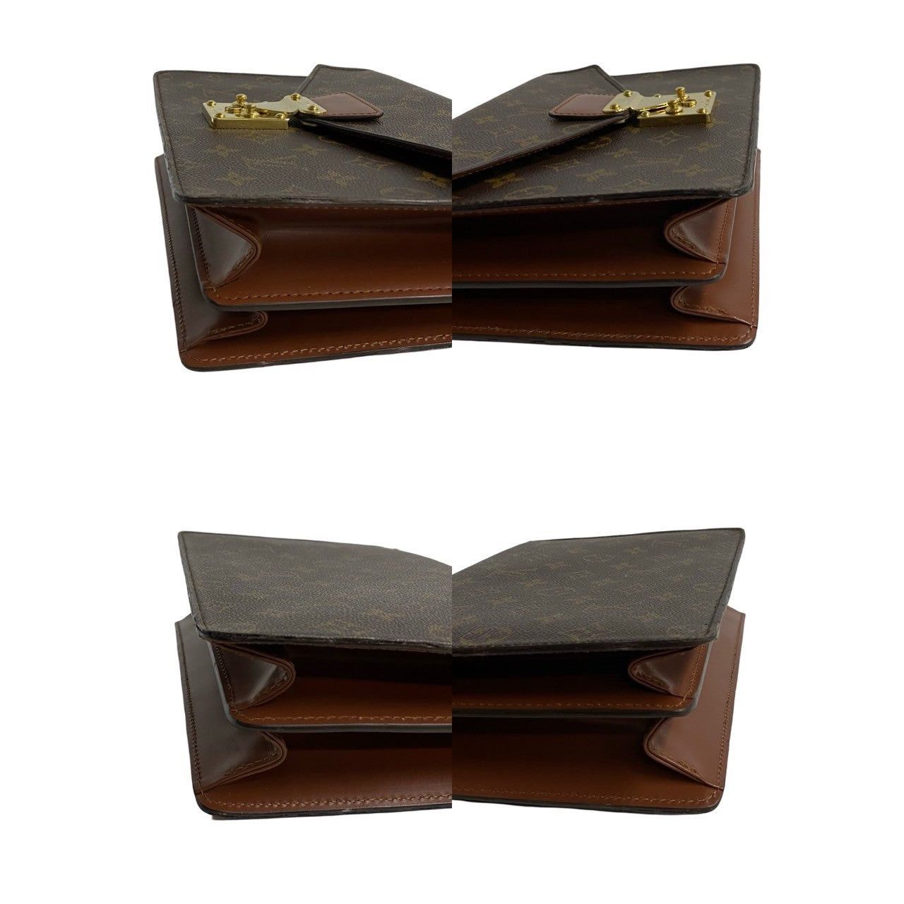 Louis Vuitton Louis Vuitton Handbag Brown Leather Size ONE SIZE - 7 Thumbnail